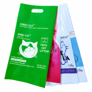 custom cat litter packaging bag