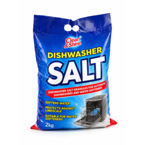 Custom Printed Back Middle Seal Pouch for 2kg Dishwasher Salt Rinse Aid Water Softener OEM Packaging