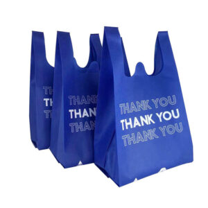Biodegradable Grocery Die Cut Reusable Foldable Supermarket Shopping Bag