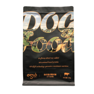 custom dog food plastic bag