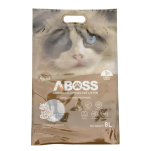 Customized Size Clear Pet Food Packaging Bags / Vacuum Sealable Waterproof Pouches / Custom Logo Printed / Wholesale for Cat Litter & Pet Supplies