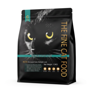 Customized 1kg 2kg 5kg 10kg Food Packaging Bag Ziplock Aluminum Foil Stand up Flat Bottom Pet Food Bags for Dog Cat Food
