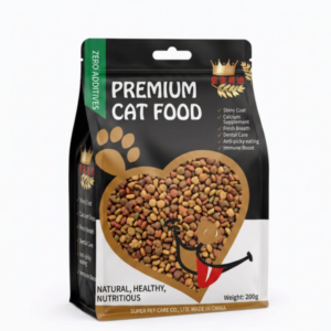 custom cat food plastic bag