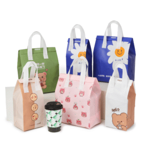 Wholesale Luxury Custom Floral Print Non Woven Shopping Tote Bag – Promotional Reusable Eco Bag