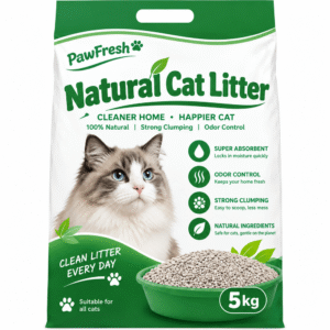 Custom Cat Litter Bags with Handle | Heavy Duty Cat Litter Packaging