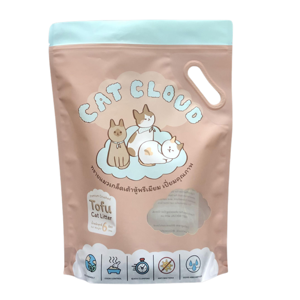 Eco Friendly Strong Sealing Popular Gravure Print Plastic Cat Litter Package Doypack Zip Lock Cat Litter Packaging Bags