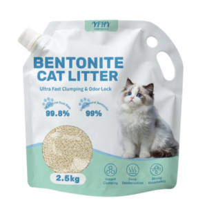 Plastic Cat Litter Packaging Stand up Spout Pouch Bag