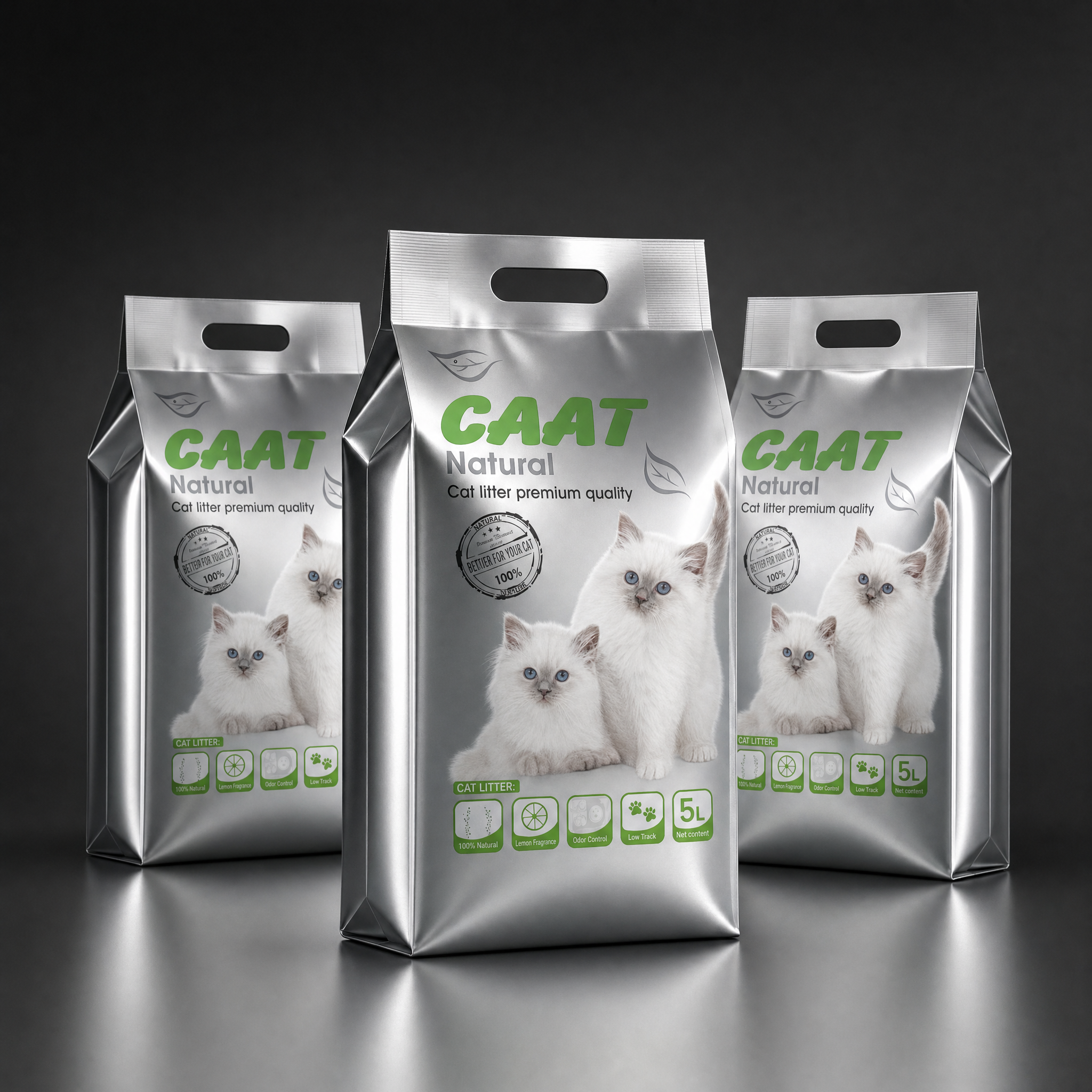custom cat litter plastic bag
