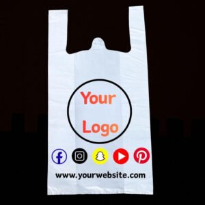 Custom T-Shirt Bags | Printed PE Vest Shopping Bags