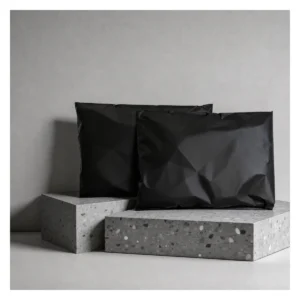 black biodegradable express delivery mailer bags