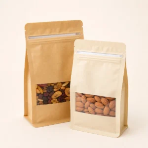 Compostable Flat Bottom Bags for Dried Fruit