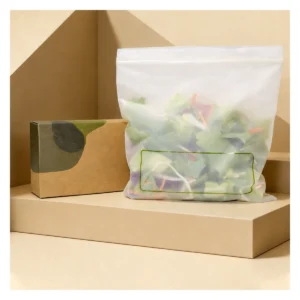compostable resealable food storage zip bags