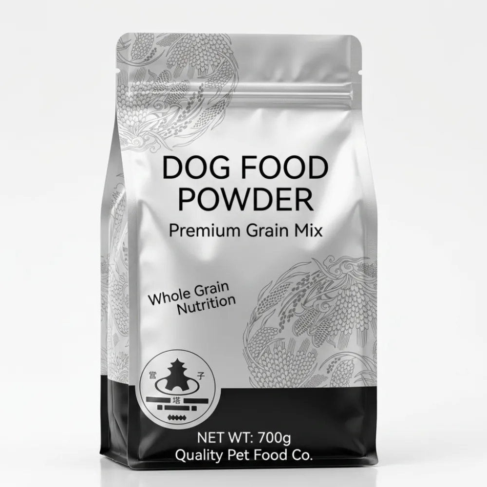 Custom printed pet food packaging bags with resealable zipper