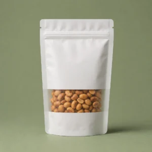 easy tear recyclable PE pouch with roasted nuts