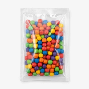 clear heat sealable PE candy pouch