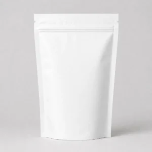 blank matte PE stand up pouch with zipper