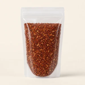 recyclable PE spice pouch with chili flakes