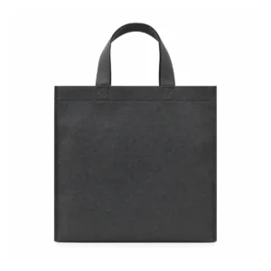 charcoal reusable non-woven tote bag