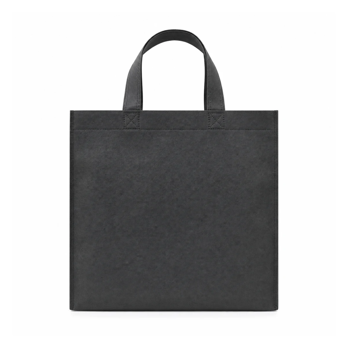 charcoal reusable non-woven tote bag