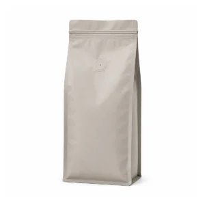 side gusset coffee bag with degassing valve
