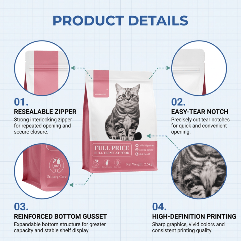 custom cat food bag