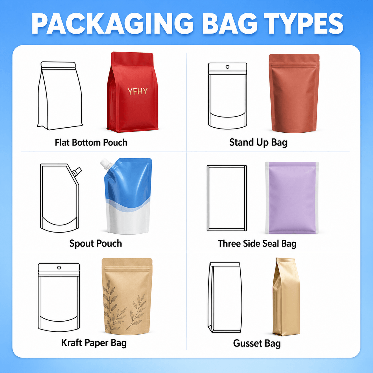 packaging bag choose style