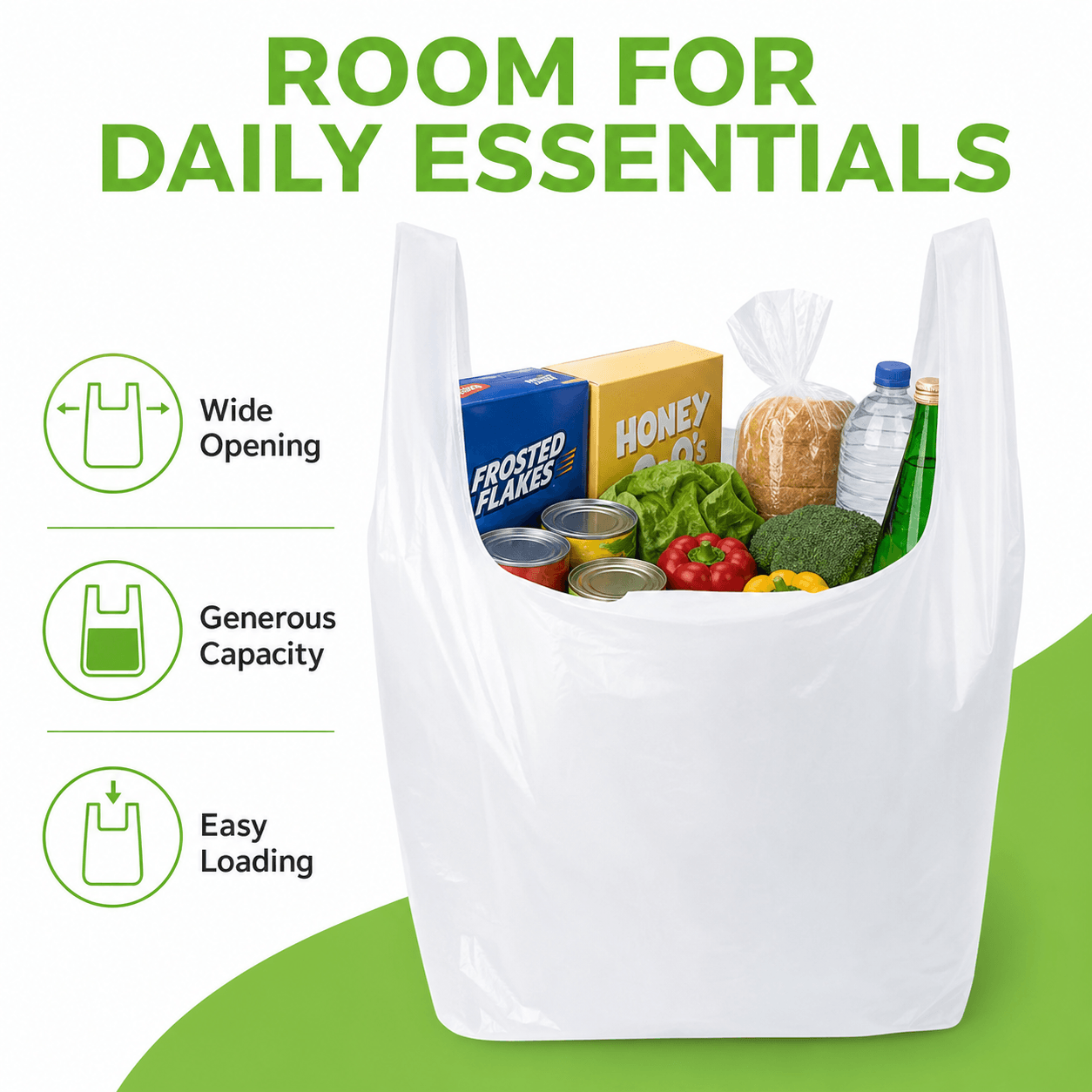 biodegradable vest bag