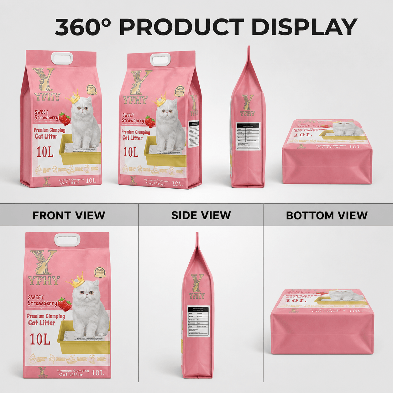Plastic bag for cat litter