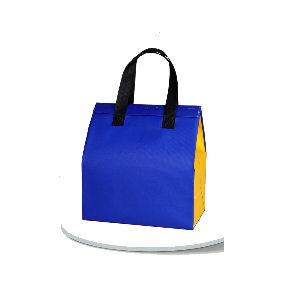 Blue Yellow insulated takeaway bag color option