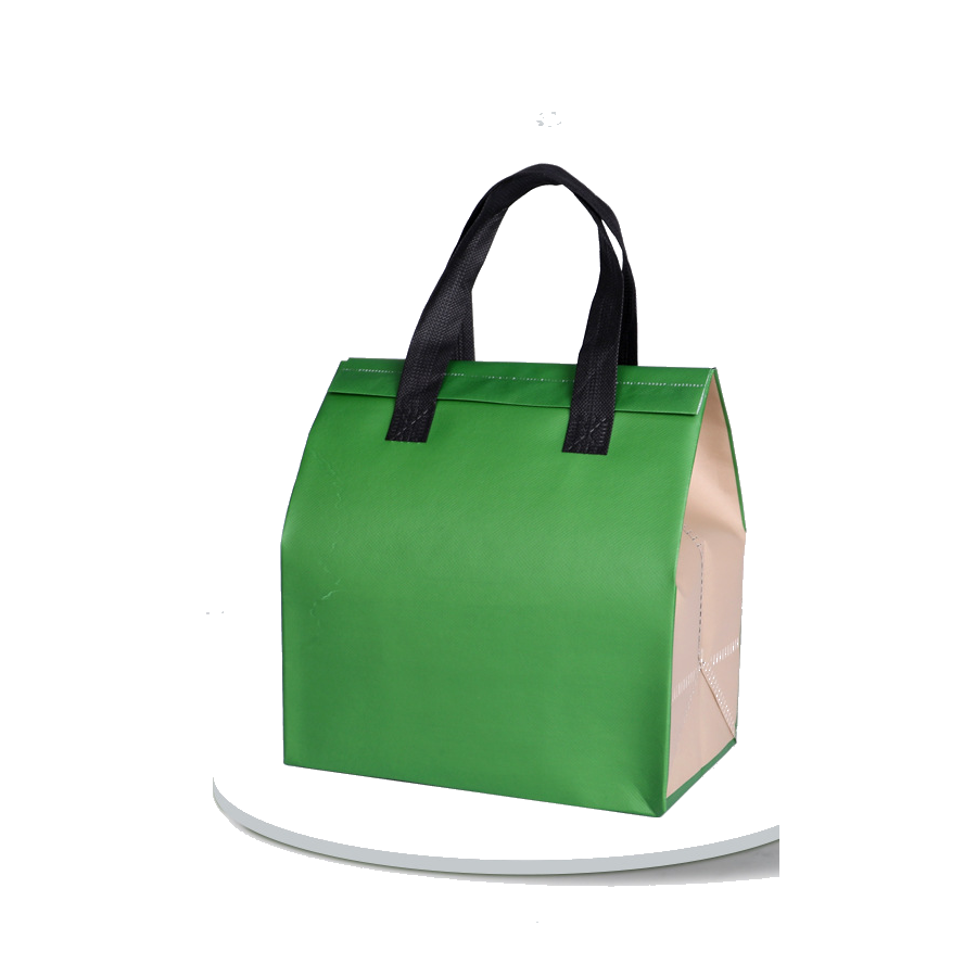 Green Khaki insulated takeaway bag color option