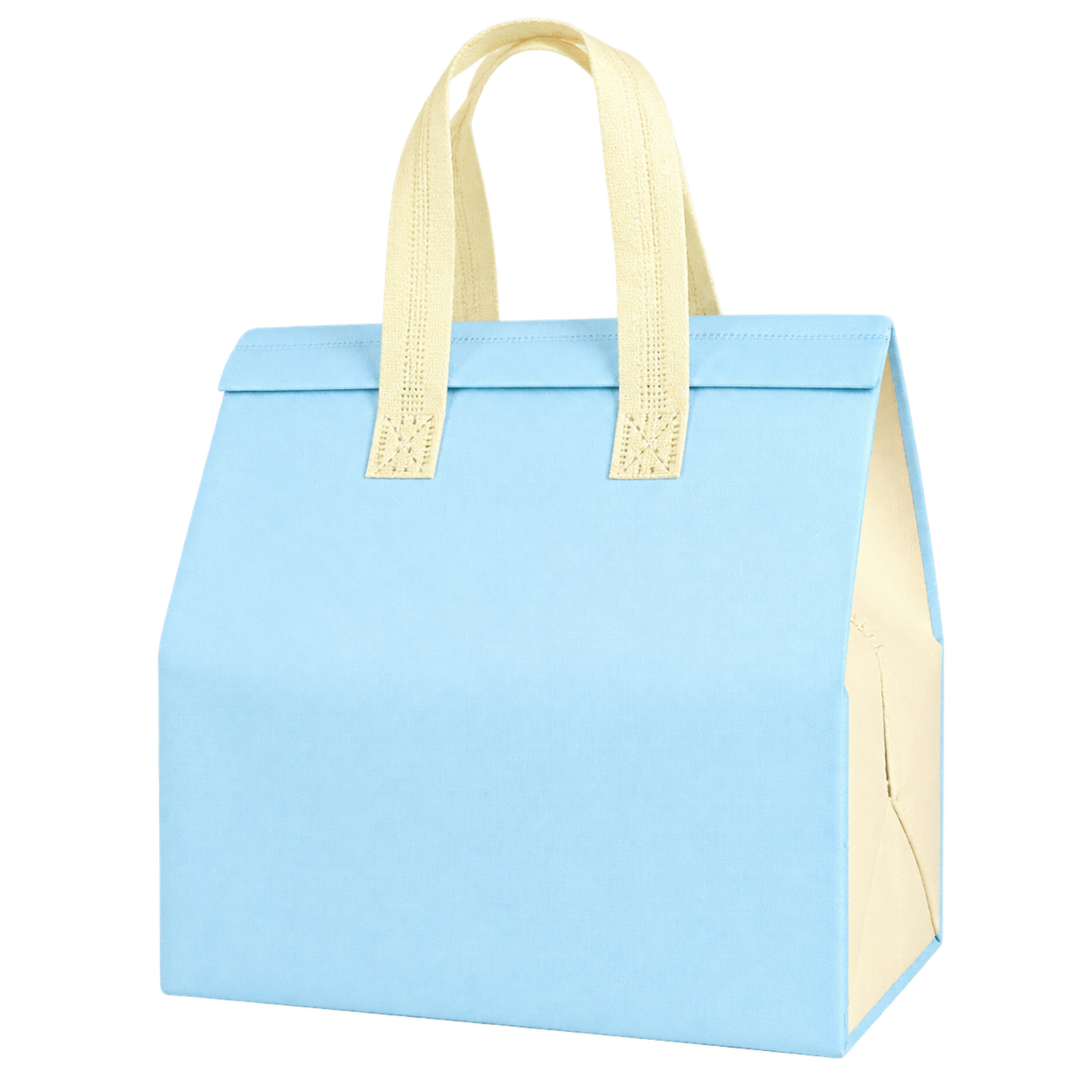 Blue Cream insulated takeaway bag color option
