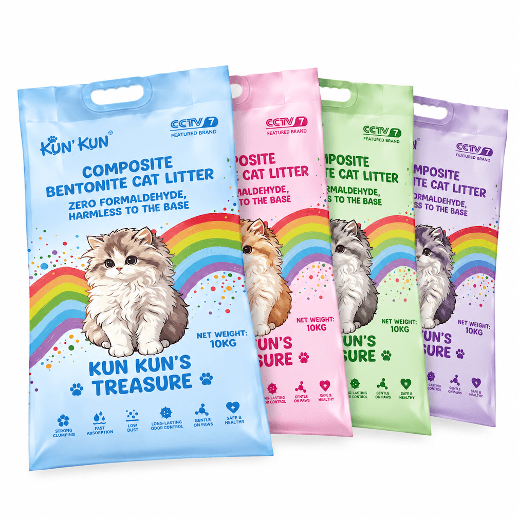 10kg bentonite cat litter bags with handle