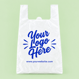 Custom T-Shirt Bags | Printed PE Vest Shopping Bags