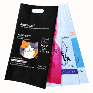 Custom Side Gusset Cat Litter Bags | Heavy Duty Cat Litter Packaging